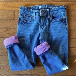COPY - Gap Fleece Lined Jeans